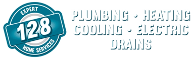 128 Plumbing, Heating, Cooling & Electric Logo