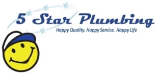 5 Star Plumbing Logo