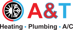 A & T Heating Plumbing Air Conditioning Logo