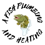 A Fish Plumbing and Heating Logo