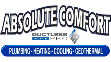 Absolute Comfort, Heating, Cooling, Geothermal and Plumbing Logo