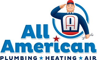 All American Plumbing Heating & Air Logo