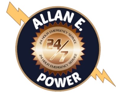 Allan E. Power Plumbing Logo