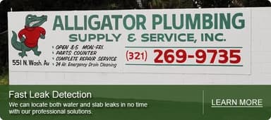 alligator plumbing supply & svc Logo