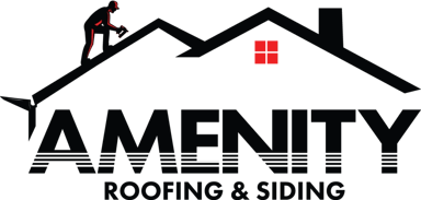 Amenity Roofing Siding & Gutters Logo