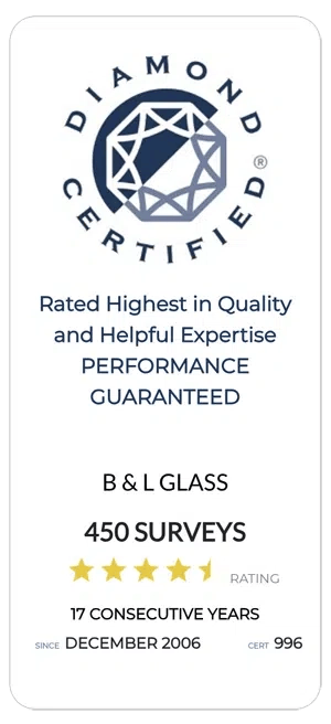 B & L Glass Logo