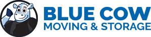 Blue Cow Moving & Storage Logo