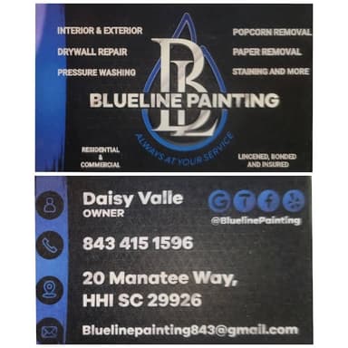 Blueline Painting Logo