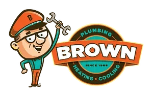 Brown Heating, Cooling and Plumbing Logo
