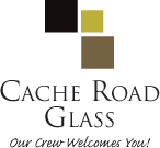 Cache Road Glass Screen & Mirror Logo