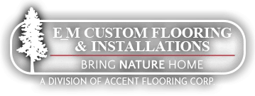 E_M Custom Flooring & Installations Logo