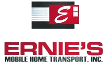 Ernie's Mobile Home Transport Logo