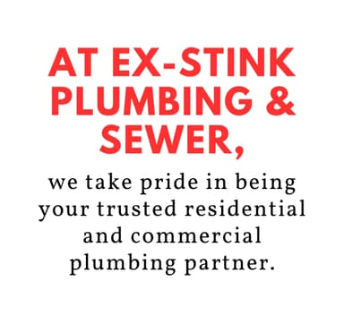 Ex-Stink Plumbing, Sewer & Drainage Logo