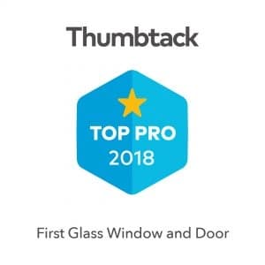 First Glass Window and Door Logo