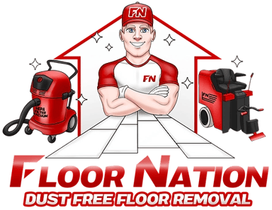 FLOOR NATION DUST-FREE FLOOR REMOVAL Logo