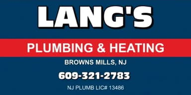 Lang's Plumbing & Heating Logo