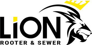 Lion Rooter & Sewer Logo