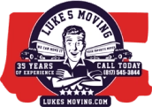 Lukes Moving Services - Hurst Logo
