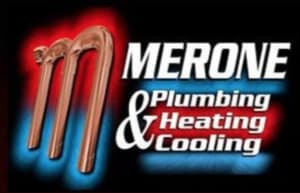 Merone Plumbing Heating and Cooling Logo