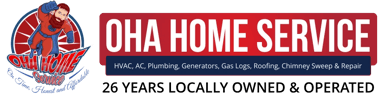 OHA HVAC, Plumbing, Roofing, Chimney Logo