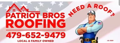 Patriot Bros Roofing Company Logo