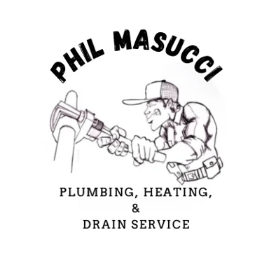 Phil Masucci Plumbing Heating & Drain Cleaning Logo