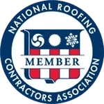 P.I. Roofing and Construction Logo