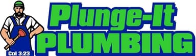 Plunge-It Plumbing Logo