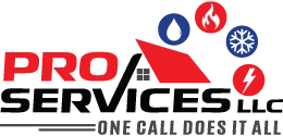 Pro Services LLC Plumbing, HVAC, Septic, Electrical Logo