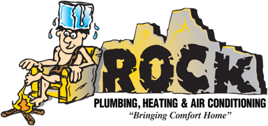 Rock Plumbing, Heating & Air Conditioning Logo