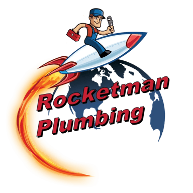 Rocketman Plumbing Logo