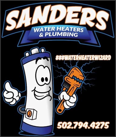 Sanders Water Heaters And Plumbing Logo