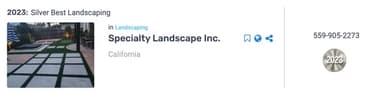Specialty Landscape Inc. Logo