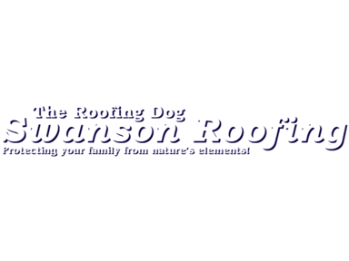 Swanson Roofing | The Roofing Dog Logo
