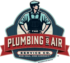 The Plumbing & Air Service Co. Logo