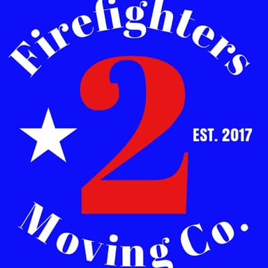 Two Firefighters Moving Co. Logo