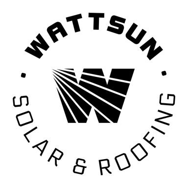 WattSun Solar and Roofing Logo